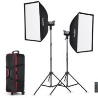 Godox SL100BI Kit - LED light kit Bi-Color (2xSL100Bi & accessories) - thumbnail