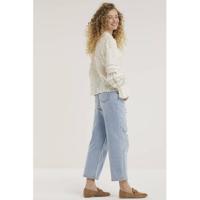 ONLY high waist loose fit jeans ONLMAGGI lichtblauw - thumbnail