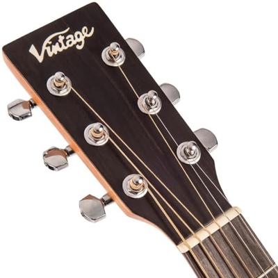 Vintage V300MH Acoustic Folk Guitar Outfit Mahogany akoestische westerngitaar set - thumbnail