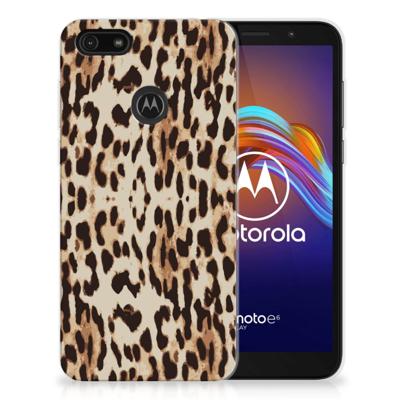 Motorola Moto E6 Play TPU Hoesje Leopard