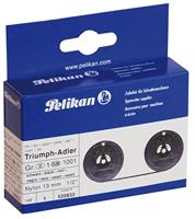 Lint groep 1 dubbelspoel nylon zwart - thumbnail