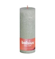Bolsius Rustieke Stompkaars Lichtgroen 19x6,8 cm - thumbnail