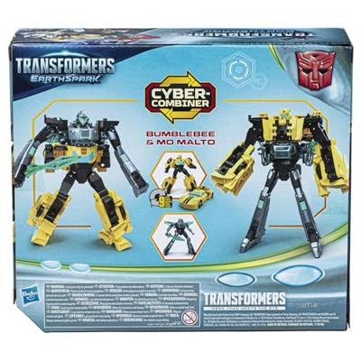Cyber-Combiner Bumblebee en Mo Malto-actiefiguren, interactief speelgoed voor meisjes en jongens, Transformers EarthSpark, vanaf 6 jaar Cyber-Combiner Bumblebee en Mo Malto-actiefiguren, interactief speelgoed voor meisjes en jongens, Transformers EarthSpark, vanaf 6 jaar