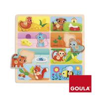 Houten Kinderpuzzel Goula My Favourite Food Hout - thumbnail