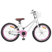 Kinderfiets 20 Inch voor 6-11 jaar oud Wit - thumbnail