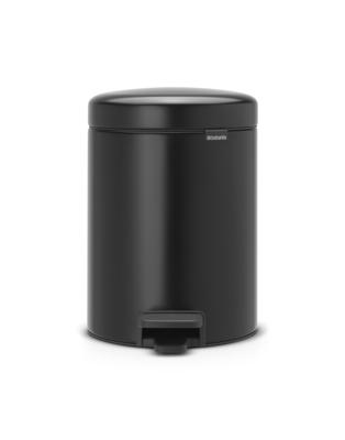 Brabantia NewIcon Pedaalemmer - 5 liter - kunststof binnenemmer - matt black 112928