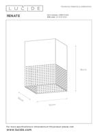 Lucide RENATE - Plafonnière - 1xE27 - Mat Goud / Messing - thumbnail