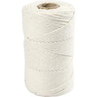 Creativ Company Macramé koord, l: 198 m, d 2 mm, off-white, 330 gr/ 1 rol - thumbnail