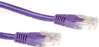 ACT Paarse 5 meter U/UTP CAT6A patchkabels met RJ45 connectoren - thumbnail