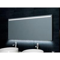 Badkamerspiegel Ambi one | 140x60 cm | Rechthoekig | Directe en indirecte LED verlichting | Touch button | Met verwarming - thumbnail