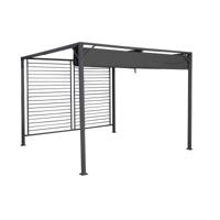 Pergola DKD Home Decor Grijs 300 x 300 x 230 cm Staal - thumbnail