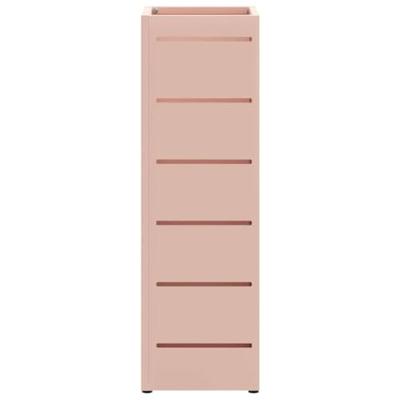 VidaXL Paraplu standaard met opslag roze 15,5 x 15,5 x 49 cm metaal VidaXL Paraplu standaard met opslag roze 15,5 x 15,5 x 49 cm metaal