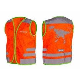 Wowow Reflectievest kids nutty jacket maat s oranje