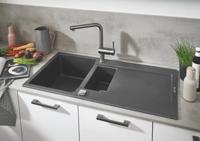 Keukenmengkraan GROHE Minta C-Uitloop Uittrekbare Dual Spray - thumbnail