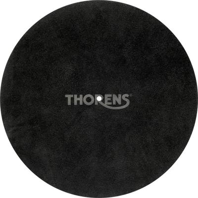 Thorens Leather turntable mat zwart