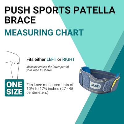 Push Sports 6436 Patellabrace - Antraciet - Onesize