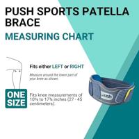 Push Sports Patellabrace - One size - Universeel - Grijs - thumbnail