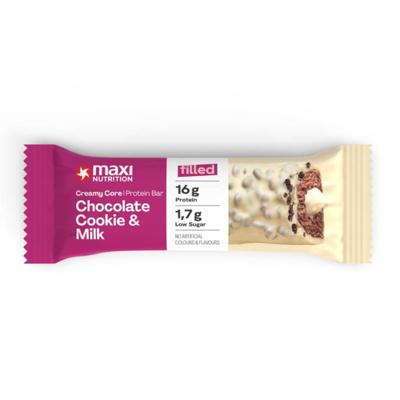 MAXI NUTRITION Maxinutrition creamy core protein bar chocolate cookie & milk (12x 45g)