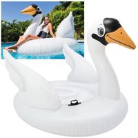 Intex mega opblaasbare zwaan ride on - thumbnail