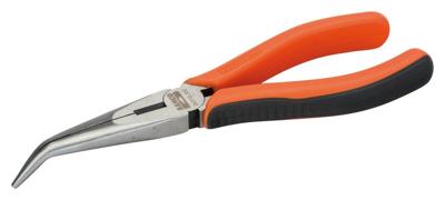 Bahco Punttang lang | 45° afgebogen punt | tweecomponentengrepen | gelakte afwerking | 160 mm - 2477G-160