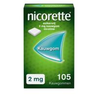 Nicorette Suikervrij 2mg Kauwgom - thumbnail