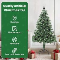 VidaXL Kerstboom met 150 led met standaard groen 150 cm pvc - thumbnail