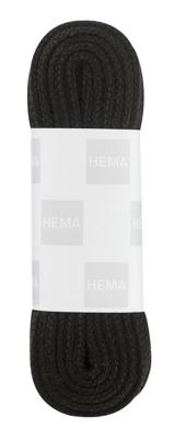 HEMA Schoenveters Plat Zwart 120 cm bij Jumbo