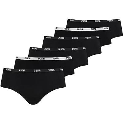 Puma Hipster Dames Zwart 6-Pack-XS