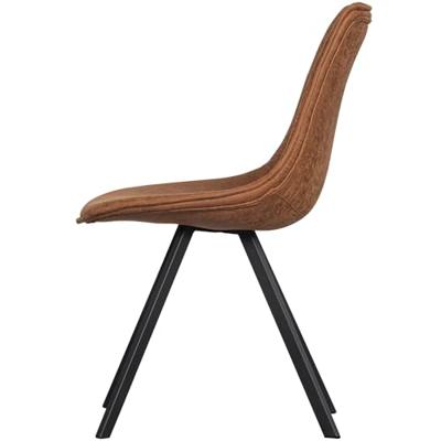 Woood Swen stoel Cognac - Set van 2