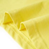 Kindershirt met girafprint 104 geel - thumbnail