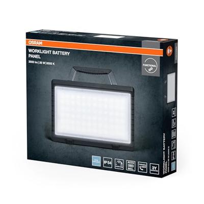 OSRAM Bouwlamp LED-lamp werkt op batterij 26 W Daglichtwit, Koudwit Zwart/grijs
