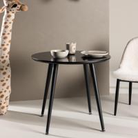 Nohr Ronde Kindertafel 'Quennel' 60cm, kleur Zwart - thumbnail