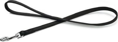 Beeztees Vintage - Hondenriem - Leer - Zwart - 100 cm x 18 mm