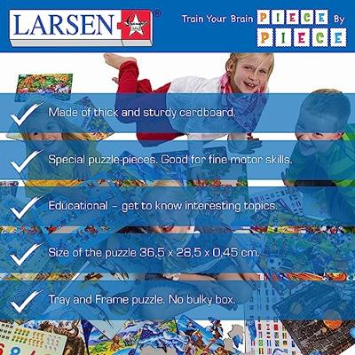 Selecta Larsen legpuzzel leren rekenen getallen 1-100, 100st.