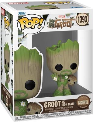 Marvel WAG Funko Pop Vinyl: Groot as Iron Man