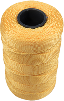 Werkzeyt pp touw 1mm/8kg geel bobijn/125m - b34179 - thumbnail