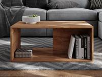 Rechthoekige salontafel KINGSTON gouden eik - thumbnail