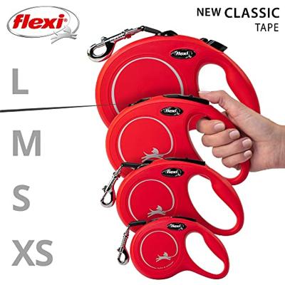 Flexi Rollijn Hondenriem Classic Rood L 5m - thumbnail