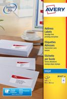 Etiket avery j8163-10 99.1x38.1mm wit 140st | 10 stuks - thumbnail