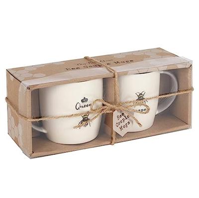 Mok Bijenkoningin/Bijenhouder - set van 2