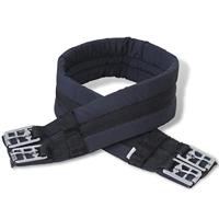 VidaXL Echt lederen paardrijzadel 17,5" 12 cm (5-in-1 set, zwart) - thumbnail