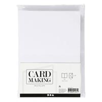 Creativ Company Kaarten en enveloppen wit, 50st. - thumbnail