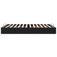 Bedframe zonder matras 140x190 cm kunstleer zwart - thumbnail