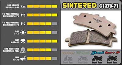 GALFER remblokken "fd087" brake pad fd087 g1370 sintered metal