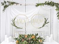 Houten Hangdecoratie "Mr" & "Mrs" - thumbnail