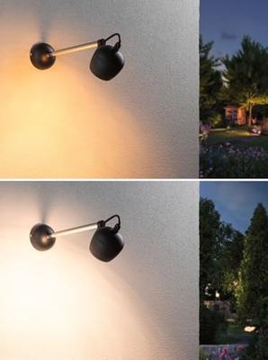 Paulmann Kikolo 94772 LED-buitenlamp (wand) LED 6.2 W Antraciet Paulmann Kikolo 94772 LED-buitenlamp (wand) LED 6.2 W Antraciet