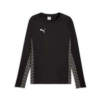 PUMA teamLIGA26 Sweater Kids Zwart Wit - thumbnail