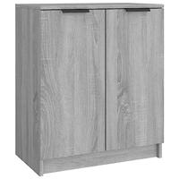 VidaXL Schoenenkast 59x35x70 cm bewerkt hout grijs sonoma eikenkleurig - thumbnail