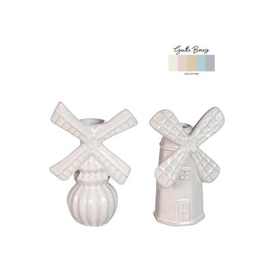 Vaas windmolen H15,5cm 2 ass crème zand