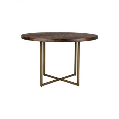 Dutchbone Ronde Eettafel 'Class' Acaciahout, 120cm, kleur Bruin